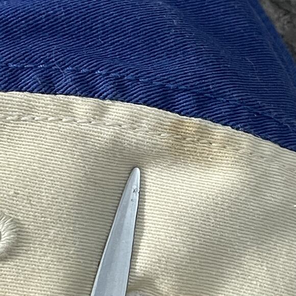 New York Giants Hat Men M/L Blue Embroidered Logo NFL Vintage Old Orchard Reebok - Picture 7 of 16